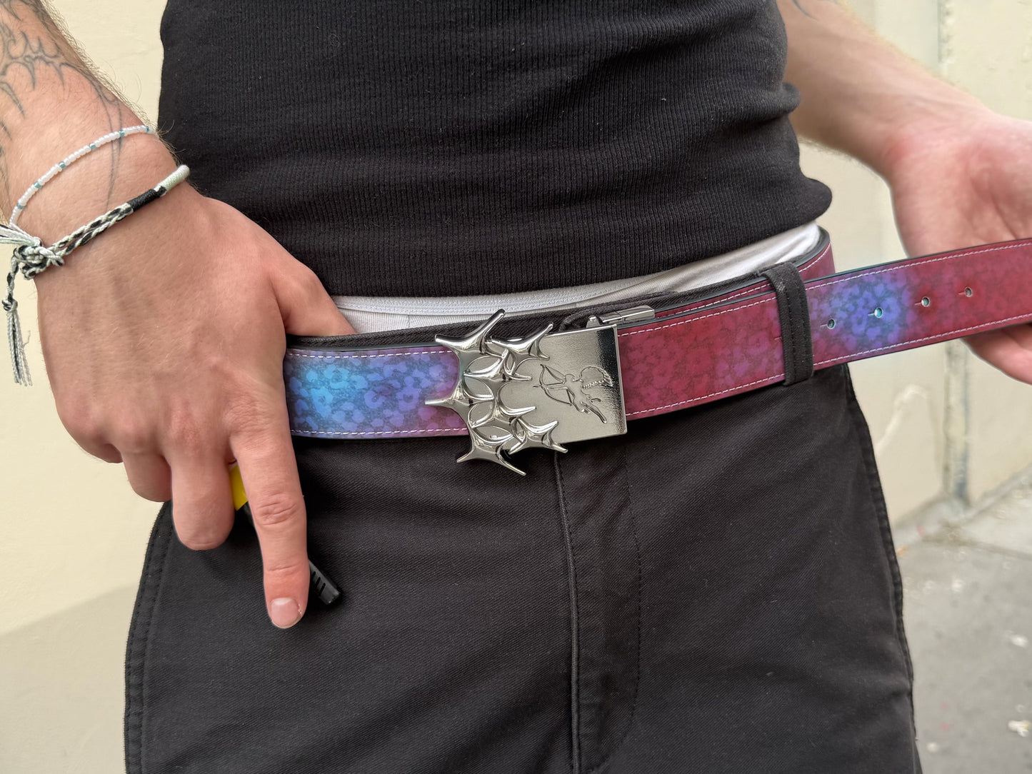 Thermo-Reactive Reversible Leopard Belt (preorder) ✦