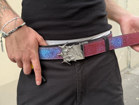 Thermo-Reactive Reversible Leopard Belt (preorder) ✦