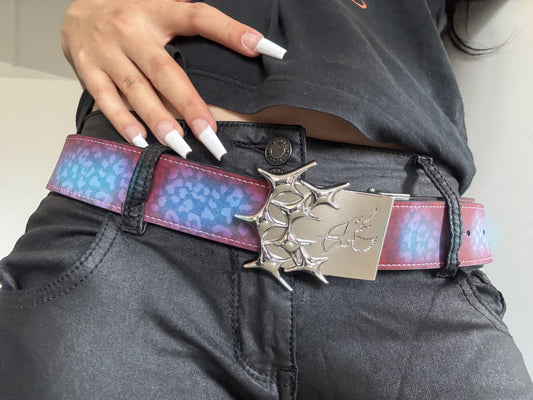 Thermo-Reactive Reversible Leopard Belt (preorder) ✦