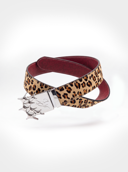Thermo-Reactive Reversible Leopard Belt (preorder) ✦