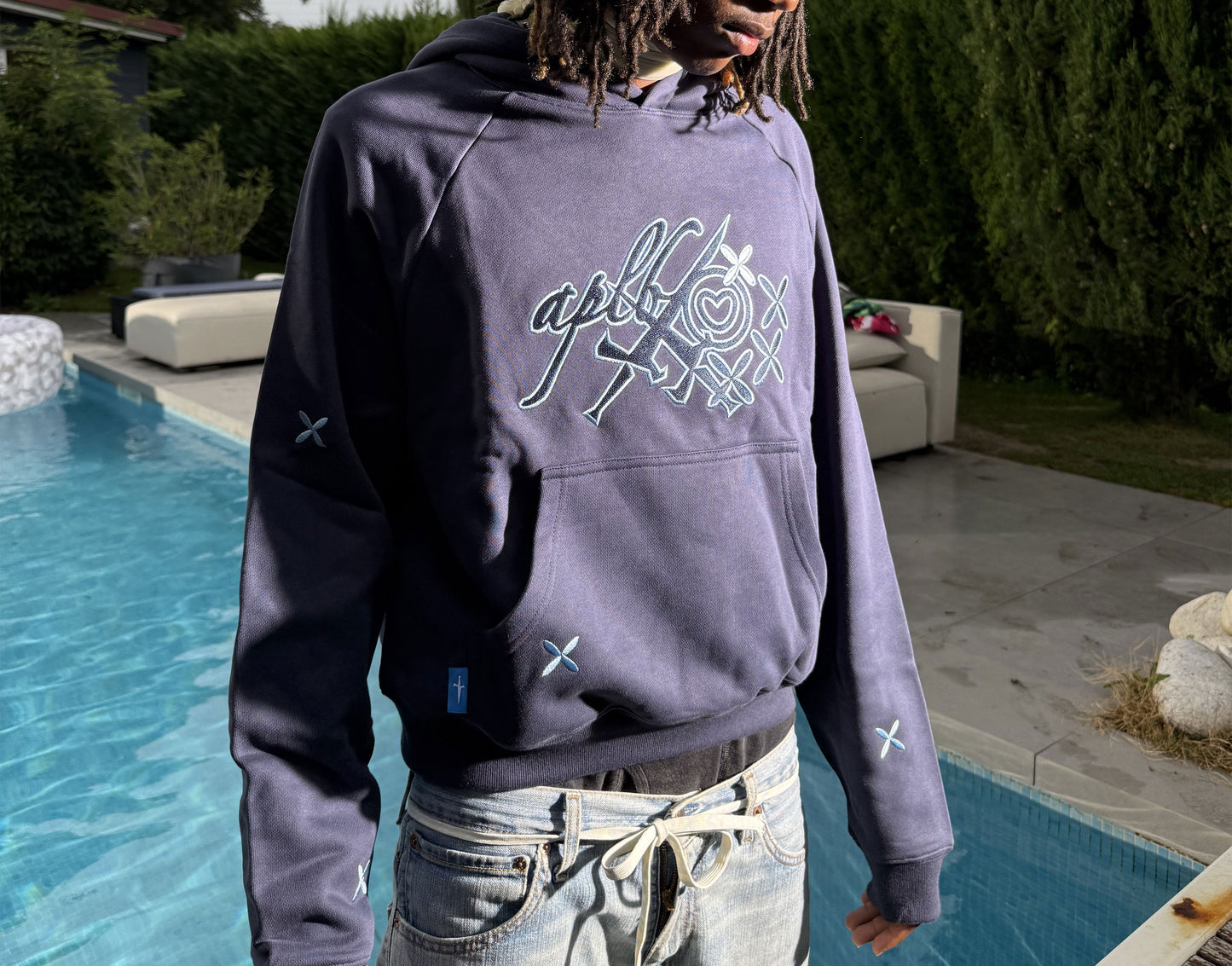 Blue Aplb Hoodie