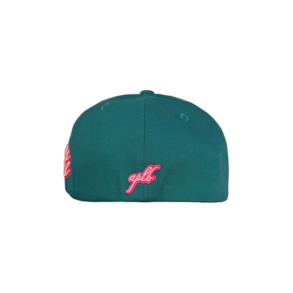 Green & Pink Cap