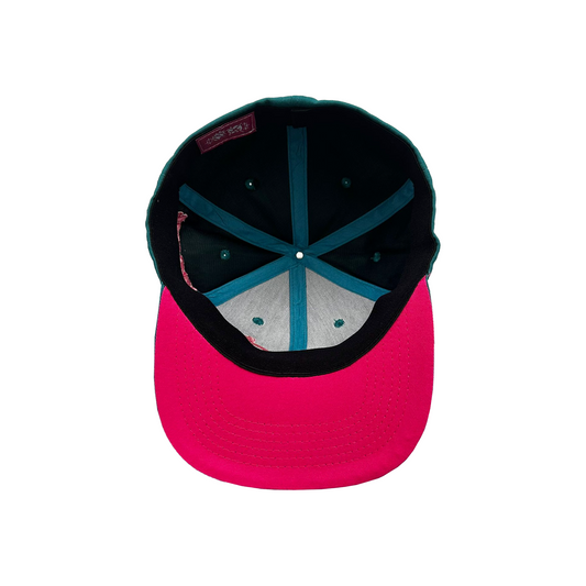 Green & Pink Cap